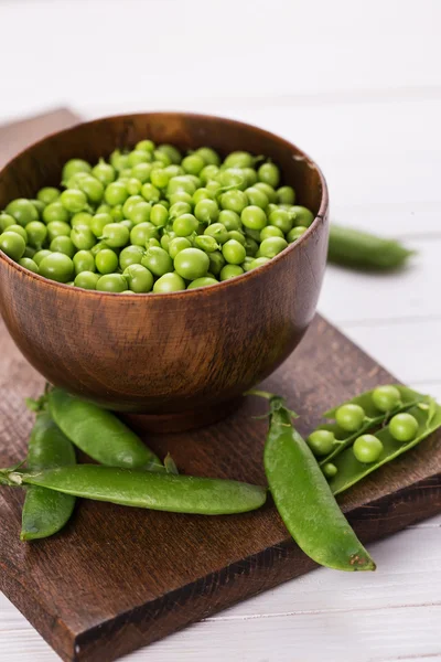 Groene erwten — Stockfoto