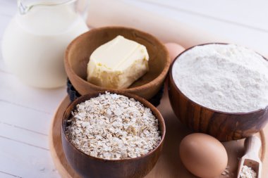 pişirme için malzemeler