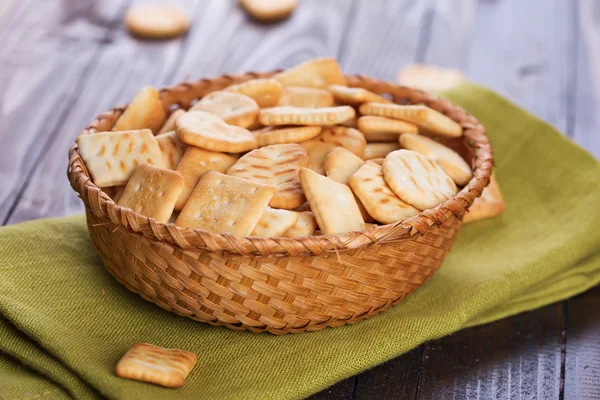Appetizing crackers — Stock Photo, Image