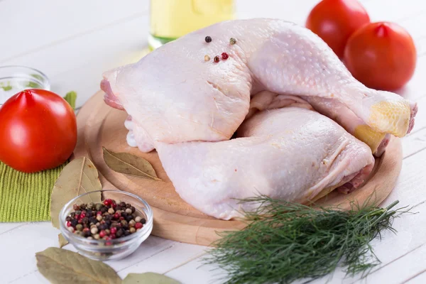 Carne di pollo fresca — Foto Stock