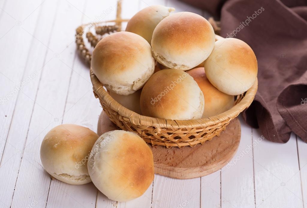 Fresh homemade buns