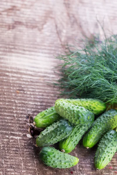 Organic cucumbers — Stock Photo, Image