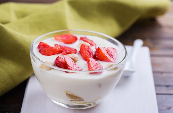 Dessert yoghurt — Stockfoto