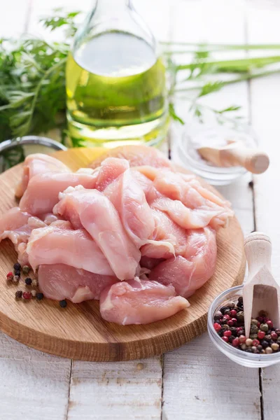 Carne crua de frango — Fotografia de Stock