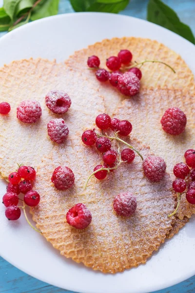 Knusprige Waffeln — Stockfoto