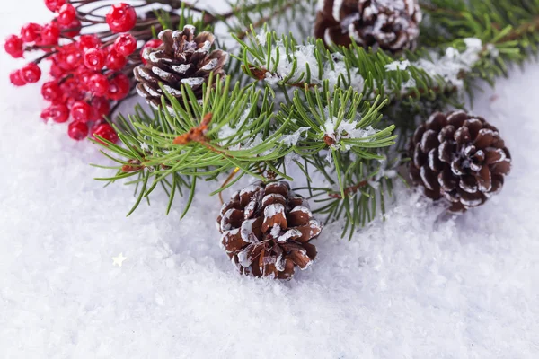 Dekorative Weihnachtskomposition — Stockfoto