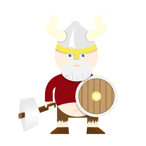 Guerreiro Viking — Vetor de Stock