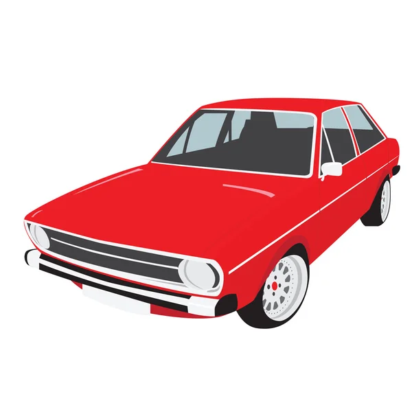 Retro auto illustratie — Stockvector