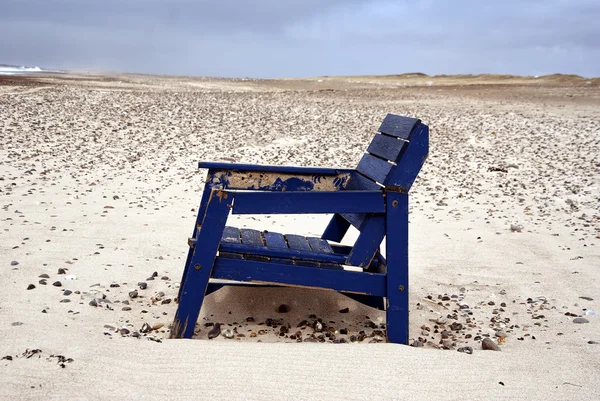 Krzesło na plaży — Zdjęcie stockowe