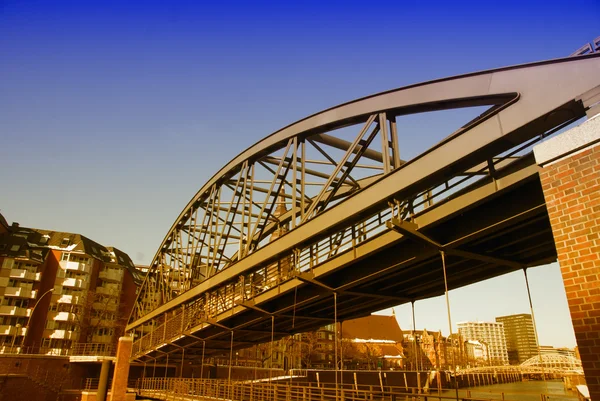 Hamburg en zijn bruggen — Stockfoto