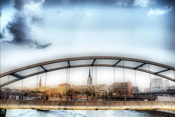 Hamburg und seine Brücken — Stockfoto