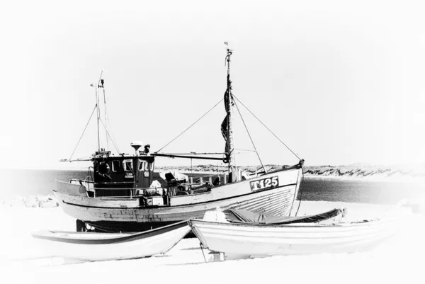 Dansk fiskebåt — Stockfoto