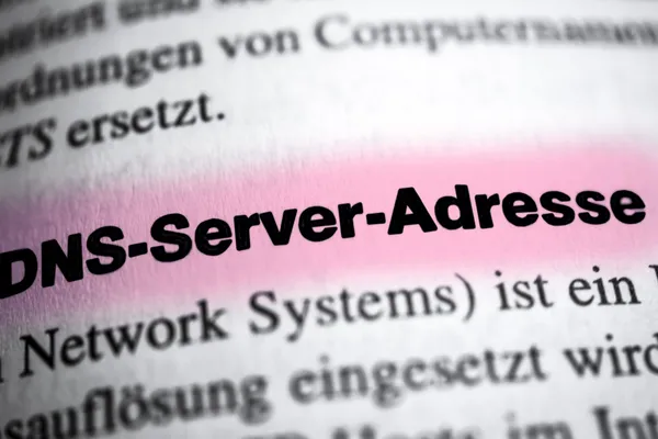 DNS Server Address — Stock Photo, Image