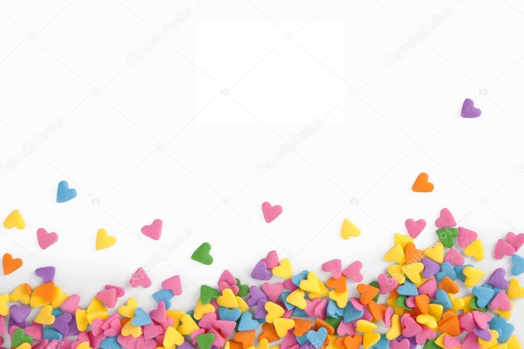 Colorful hearts