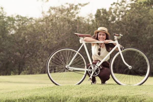 Minha adorável Fixie — Fotografia de Stock