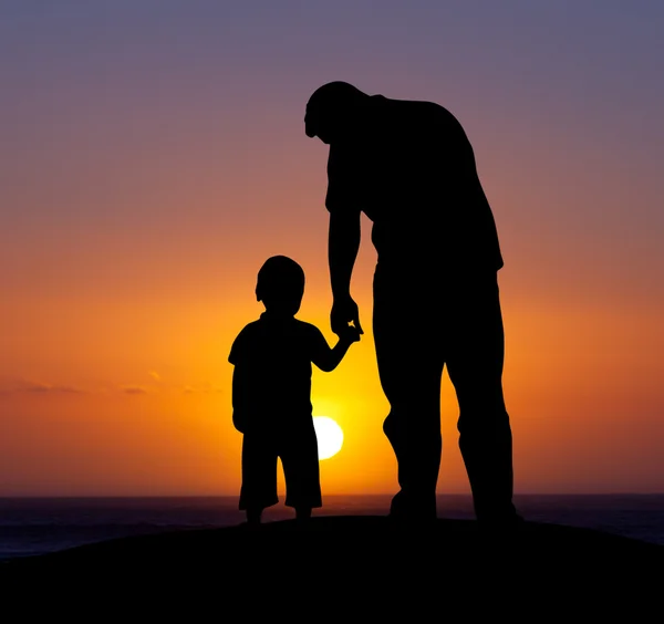 Pai e filho — Fotografia de Stock