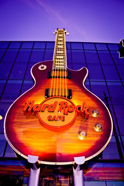 Hard Rock Cafe znak — Zdjęcie stockowe