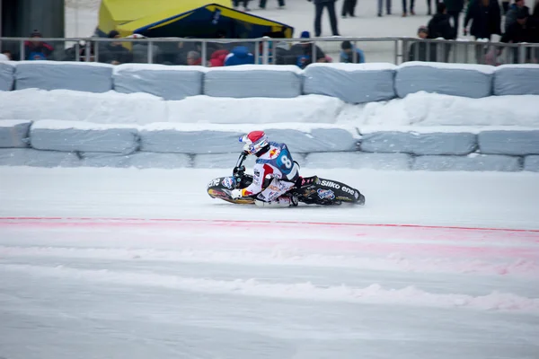 Ice speedway gladiatorów w Rosji krasnogorsk. — Zdjęcie stockowe