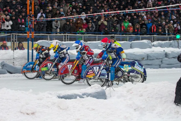 Campionato del mondo di speedway gladiatori 2013 di ghiaccio — Foto Stock