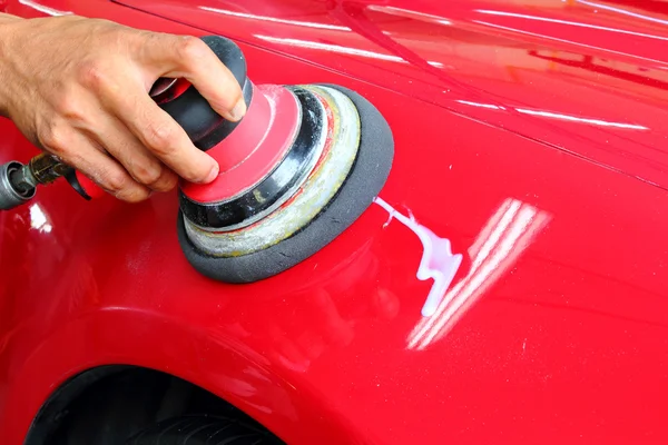 Polished car — Stock Photo, Image