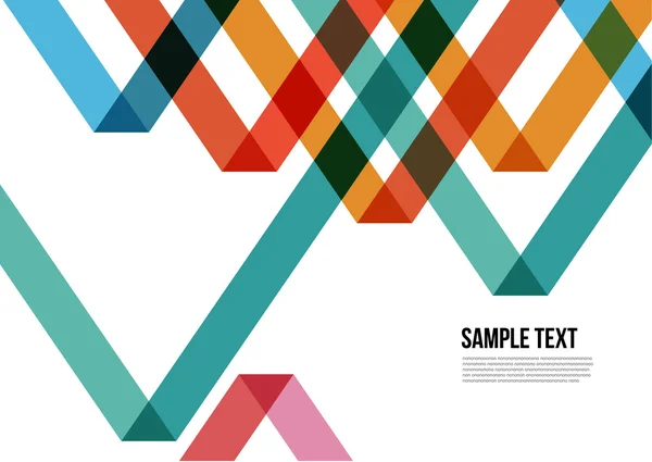 Patrón de triángulo colorido abstracto. Fondo, cubierta, diseño, revista, folleto, póster, sitio web, tarjeta de identificación, etc. . — Vector de stock