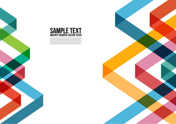 Abstract Colorful Triangle Pattern. Background , Cover , Layout , Magazine, Brochure , Poster , Website , Namecard , etc.