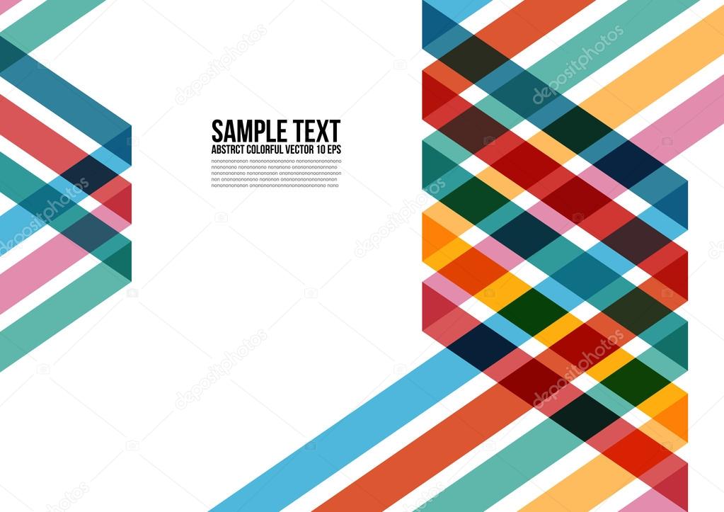 Abstract Colorful Triangle Pattern. Background , Cover , Layout , Magazine, Brochure , Poster , Website , Namecard , etc.