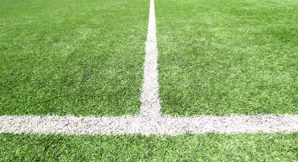 Futbol alan çimen yeşil — Stok fotoğraf