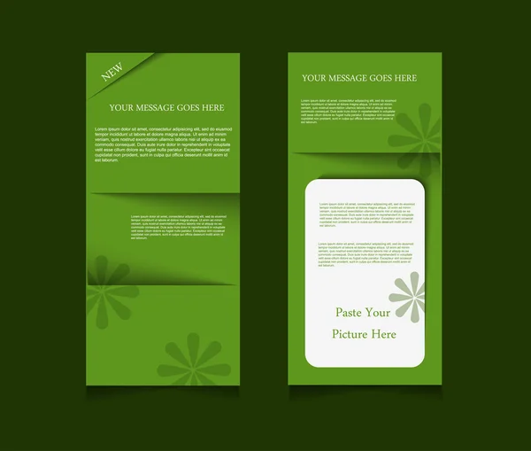 kart broşür şablonu öğesini