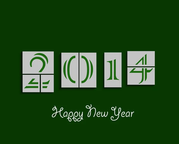 mutlu yeni yıl 2014 soyut