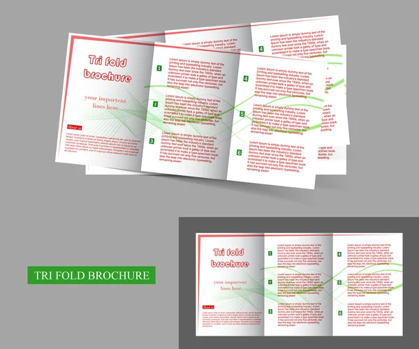 üç katlı broşür tasarımı