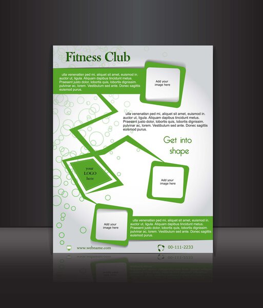 Флаер Фитнес-клуба
