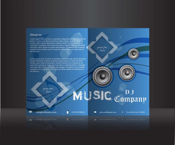 Müzik DJ şirket el ilanı