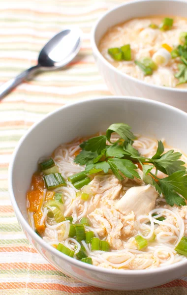 Hühnernudelsuppe — Stockfoto