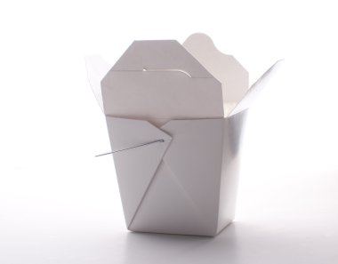 Çin lokantasında yemek kutusu