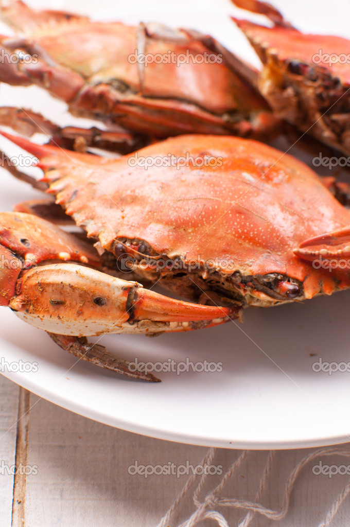 Cooked rock crab