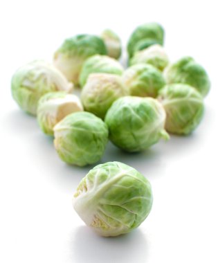 Brüksel lahanası izole