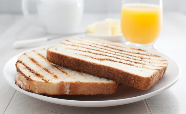 朝食のトースト — ストック写真