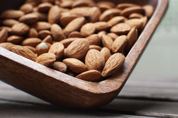 Almonds nuts — Stock Photo, Image