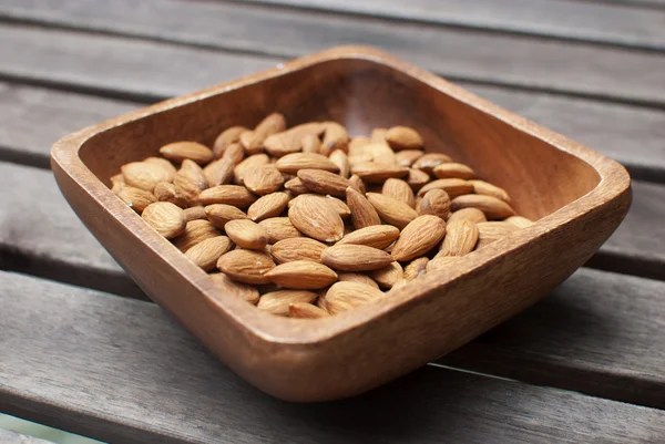 Almonds nuts — Stock Photo, Image