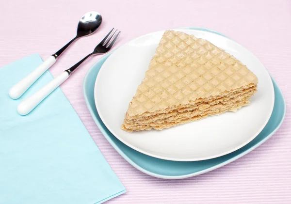 Waffle cake — Stock Photo, Image