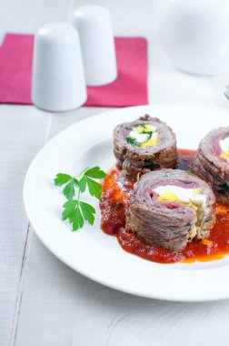İtalyan eti nağmeleme - braciole