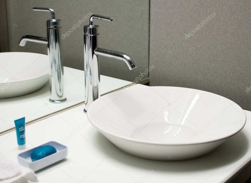 Modern faucet and sink