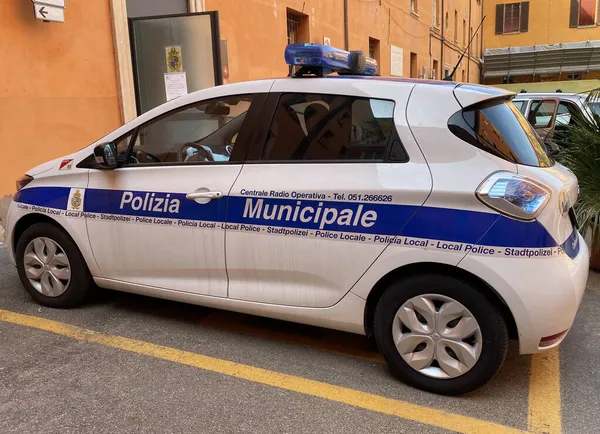 Carabinieri Italiano Signo Calle Roundel Puerta Sede Del Centro Bolonia —  Fotos de Stock