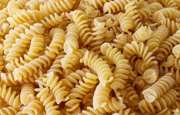 Raw Fusilli Pasta Background Traditional Italian Cuisine Close — Stock Photo, Image