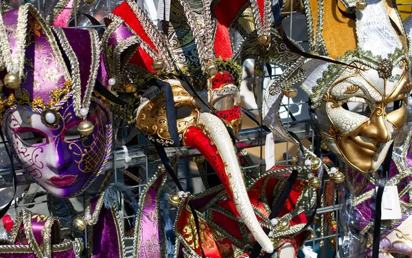 Colored Venetian Carnival Mask Display Padua Italy — Stock Photo, Image