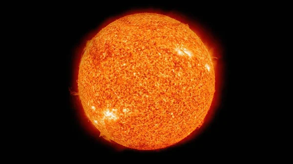 Słońce Aktywność Powierzchni Słonecznej Elementy Tego Obrazu Zostały Dostarczone Przez — Zdjęcie stockowe