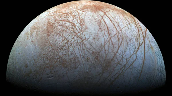 Europa One Moons Planet Jupiter Elements Image Were Furnished Nasa — Stock Photo, Image