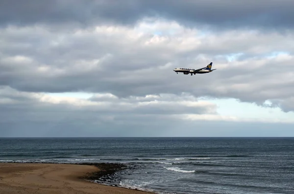 Лансароте Канарські Острови Іспанія Травня 2022 Ryanair Boeing B737 Готовий — стокове фото