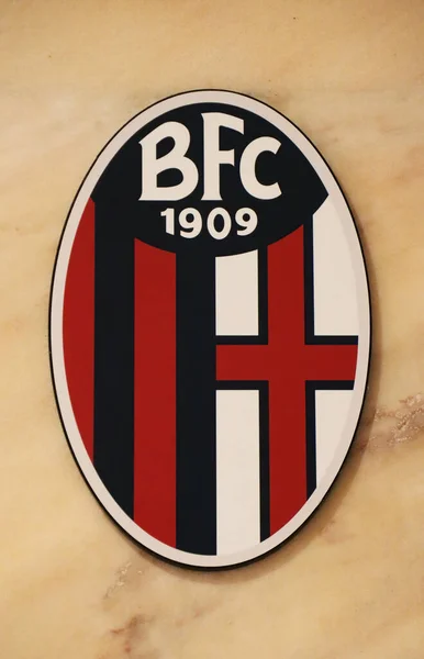 ボローニャ イタリア 2022年4月16日 ボローニャサッカークラブ1909のエンブレム ボローニャサッカー連盟 イタリア — ストック写真